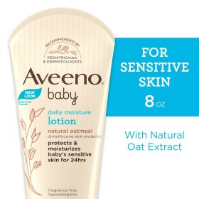 Aveeno Baby Daily Moisture Lotion with Colloidal Oatmeal, 8 fl oz