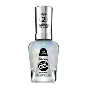 Sally Hansen Miracle Gel Top Coat, Unicorn Top Coat 0.50 fl oz, No UV Lamp Needed