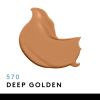 COVERGIRL Clean Matte Liquid Foundation, 570 Deep Golden, 1 fl oz, Liquid Foundation, Matte Foundation, Lightweight Foundation