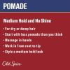 Old Spice Men's Hair Styling Pomade, All Hair Types, Matte Finish, Medium Hold, 2.2 oz